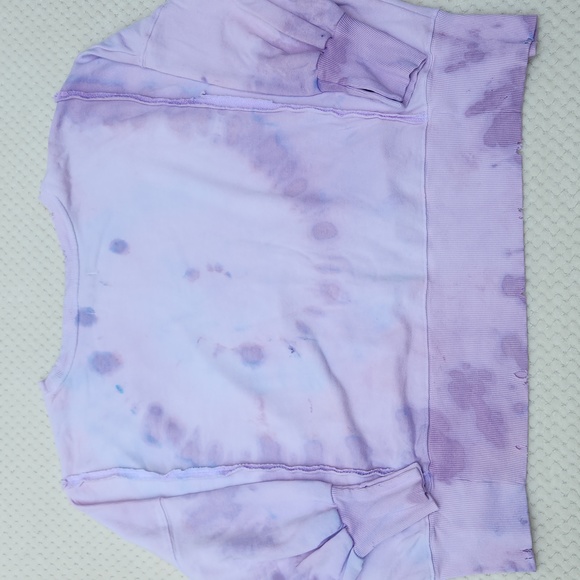 Nwot Free People Custom Tie Dye Camden Pullover - Picture 5 of 10